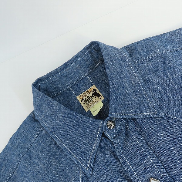 実際に弊社で買取させて頂いたTHE REAL McCOY'S/ザ リアルマッコイズ ウエスタン シャンブレーシャツ 14の画像 5枚目