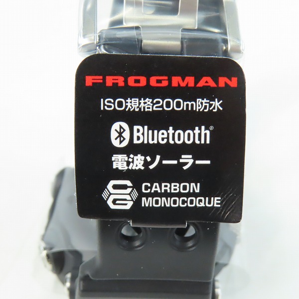 実際に弊社で買取させて頂いた【未使用】G-SHOCK/Gショック FROGMAN/フロッグマン Bluetooth ソーラー 電波時計/ウォッチ GWF-A1000-1AJFの画像 6枚目
