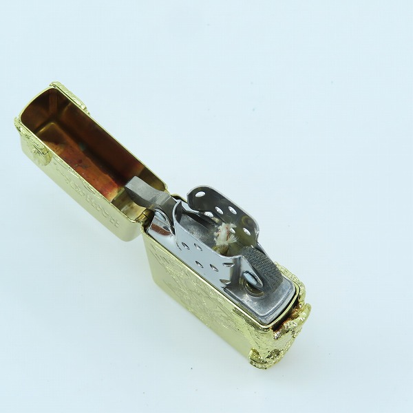 実際に弊社で買取させて頂いたZIPPO/ジッポー HARLEY DAVIDSON/ハーレーダビッドソン サイドメタル LIVE TO RIDE キーホルダー付 1996年製の画像 5枚目