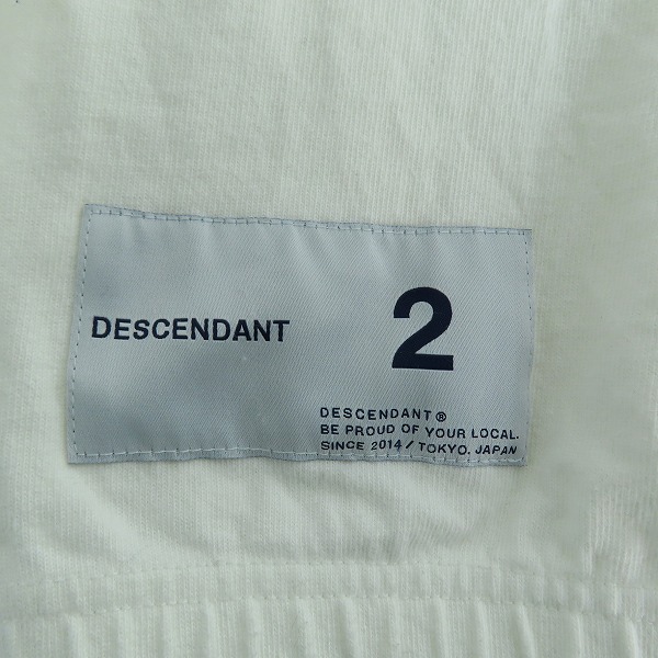 実際に弊社で買取させて頂いたDESCENDANT/ディセンダント 袖リブ 長袖カットソー/2の画像 4枚目