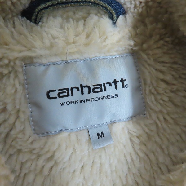 実際に弊社で買取させて頂いたCarhartt/カーハート PHOENIX COAT 内ボア デニムジャケット I020406.01/Mの画像 3枚目