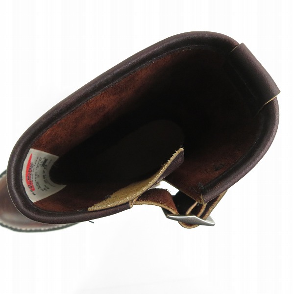 実際に弊社で買取させて頂いたRED WING/レッドウィング ENGINEER BOOT/エンジニアブーツ 2970/US4Dの画像 4枚目