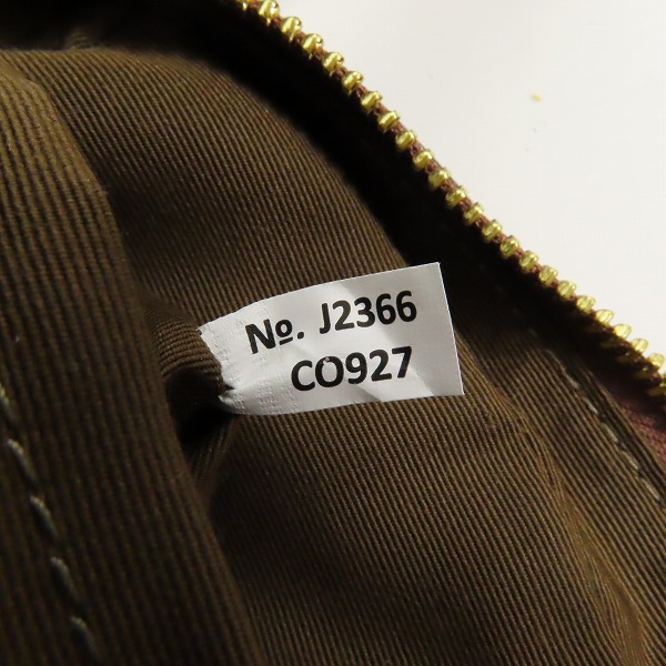 実際に弊社で買取させて頂いたCOACH/コーチ ショルダーバッグ ミニ ジェイミー カメラ バッグ シグネチャー ジャカード CO927の画像 7枚目