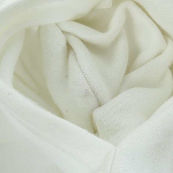 実際に弊社で買取させて頂いたChampion/チャンピオン REVERSE WEAVE/リバースウィーブ プルオーバーパーカー ホワイト GF68/2XLの画像 7枚目