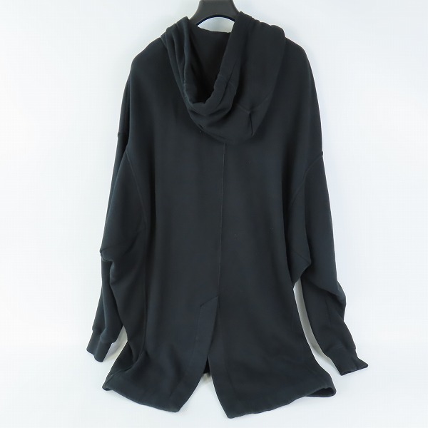 実際に弊社で買取させて頂いたRick Owens DRKSHDW/リックオウエンス ダークシャドウ two-pocket organic-cotton hoodie /DU02B4288-F/XSの画像 1枚目