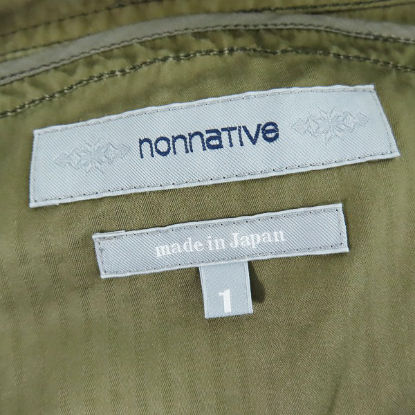 実際に弊社で買取させて頂いたnonnative/ノンネイティブ ミリタリージャケット/コート 1の画像 2枚目