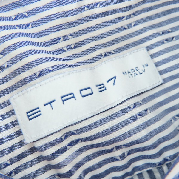 実際に弊社で買取させて頂いた【JPタグ】ETRO/エトロ 長袖シャツ 37の画像 2枚目