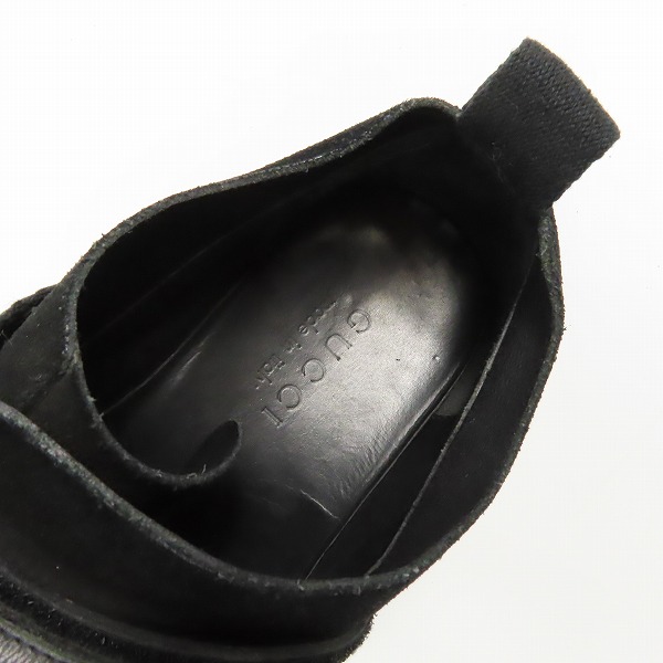 実際に弊社で買取させて頂いたGUCCI/グッチ フラット カーフスエード スニーカー 41Eの画像 4枚目