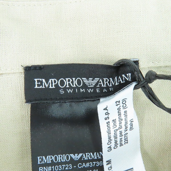 実際に弊社で買取させて頂いた【未使用】EMPORIO ARMANI/エンポリオアルマーニ 半袖シャツ 211861 3R467/Mの画像 2枚目