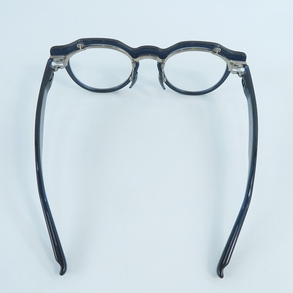 実際に弊社で買取させて頂いた999.9/フォーナインズ 跳ね上げ アイウェア/メガネフレーム NPM-57の画像 3枚目