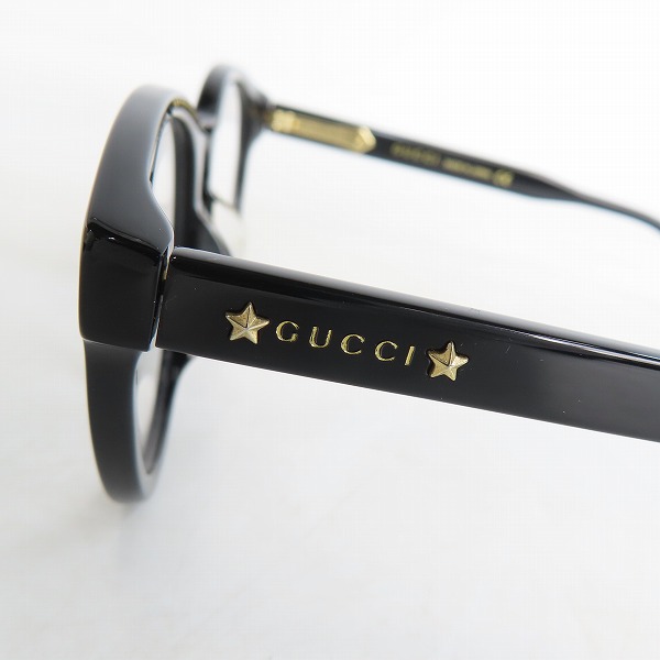 実際に弊社で買取させて頂いたGUCCI/グッチ メガネフレーム アイウェア GG0350OA-001の画像 6枚目
