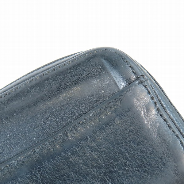 実際に弊社で買取させて頂いたCHROME HEARTS/クロムハーツ ラウンドジップ レザーコインケース/小銭入れの画像 7枚目