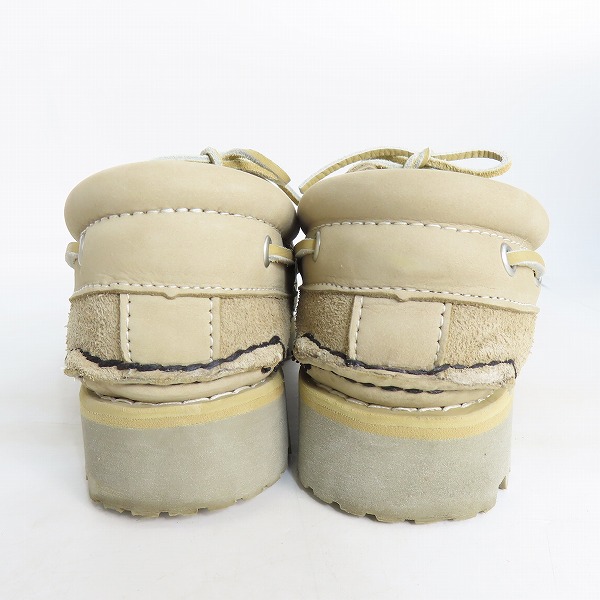 実際に弊社で買取させて頂いたTimberland × nonnative/ティンバーランド ×ノンネイティブ 24SS 3EYE CLASSIC “TAUPE”モカシンシューズ NN-F4451/7.5の画像 1枚目