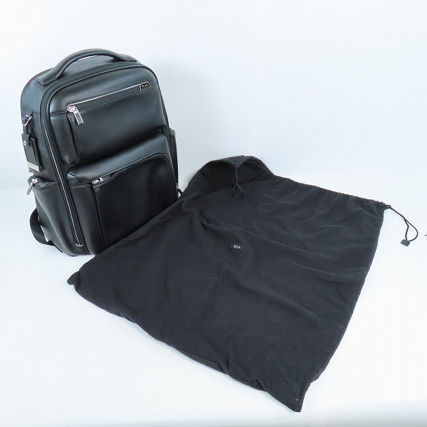 実際に弊社で買取させて頂いたTUMI/トゥミ ブラッドリー レザーバックパック 955012D2の画像 9枚目