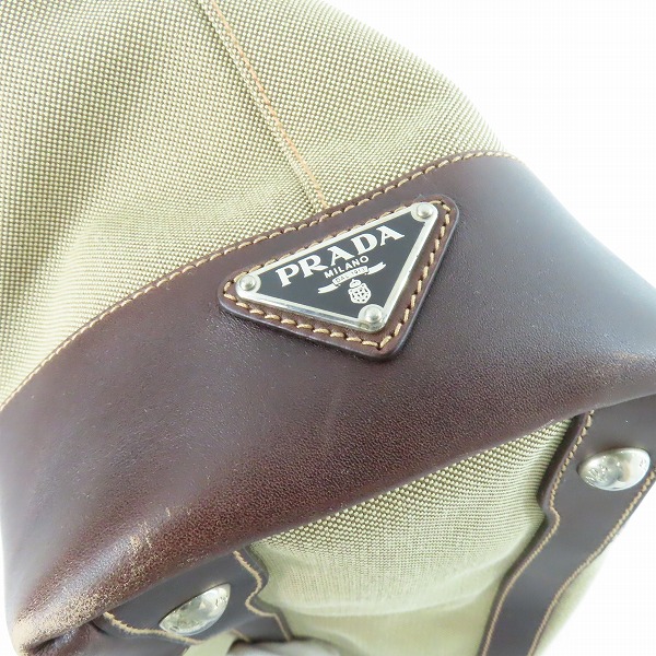 実際に弊社で買取させて頂いたPRADA/プラダ ロゴジャガード トートバッグの画像 5枚目