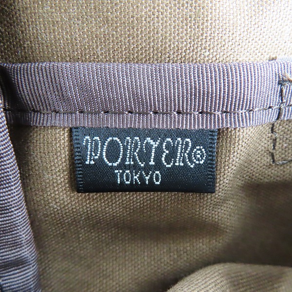 実際に弊社で買取させて頂いたPORTER/ポーター フリースタイル ポシェット ショルダーバッグ 707-07146 ダークブラウンの画像 6枚目