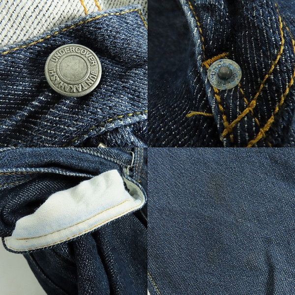 実際に弊社で買取させて頂いたUNDERCOVER/アンダーカバー 20SS デニムパンツ UCY4505/3の画像 8枚目