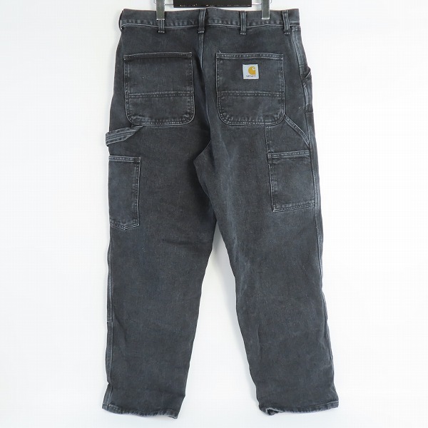 実際に弊社で買取させて頂いたCarhartt WIP/カーハート ロゴ パッチ ワイドレッグ ジーンズ/34×32の画像 1枚目