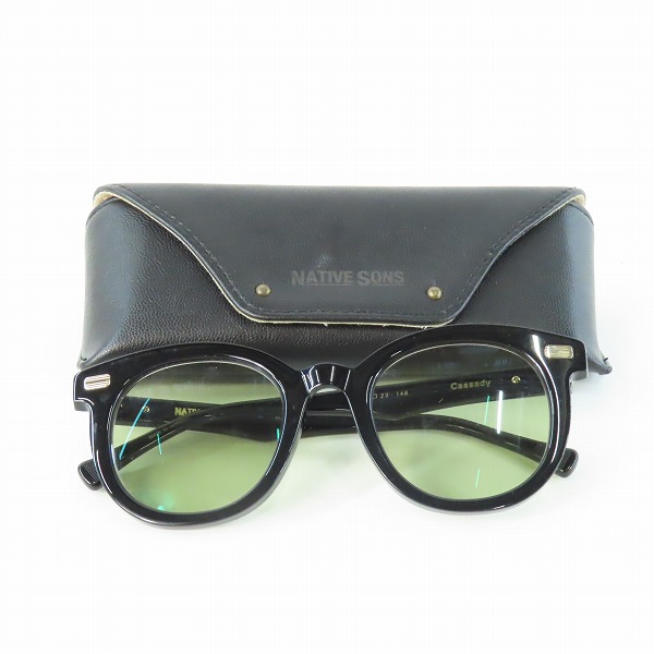 実際に弊社で買取させて頂いたNATIVE SONS/ネイティブサンズ 度あり メガネフレーム/サングラス Cassady の画像 9枚目
