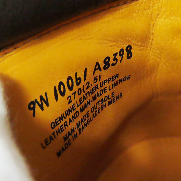 実際に弊社で買取させて頂いたTimberland/ティンバーランド 6インチ プレミアムブーツ 10061/9Wの画像 5枚目