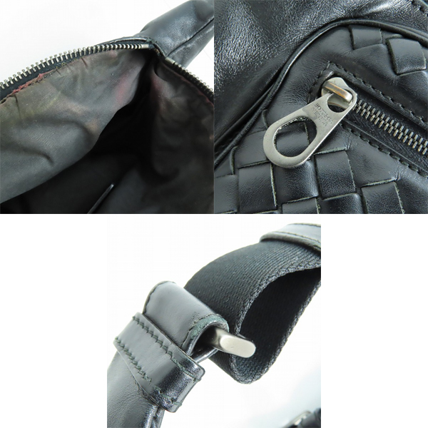 実際に弊社で買取させて頂いたBOTTEGA VENETA/ボッテガヴェネタ イントレチャート ベルトバッグ ボディバッグ 222310の画像 9枚目