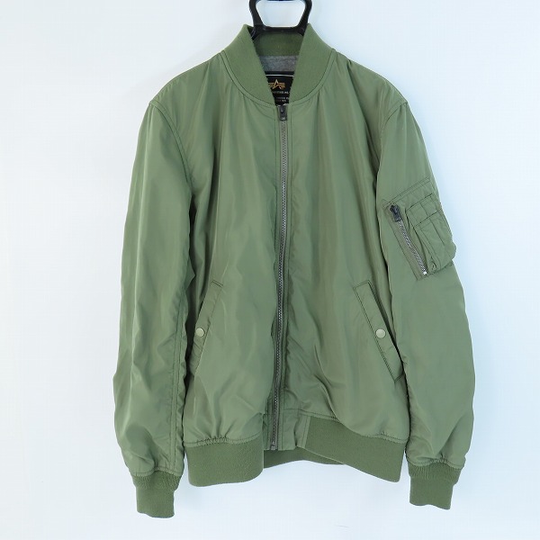 実際に弊社で買取させて頂いたALPHA INDUSTRIES/アルファインダストリーズ ボンティング L-2B ミリタリー フライト ジャケット/TA1300-019/XL