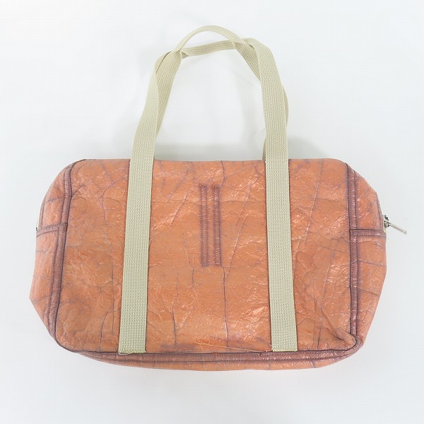 実際に弊社で買取させて頂いたRick Owens DRKSHDW/リックオウエンス ダークシャドウ クラック加工 ハンドバッグの画像 1枚目