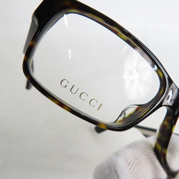 実際に弊社で買取させて頂いた(2)GUCCI/グッチ メガネフレーム アイウェア GG0344OA-002の画像 8枚目