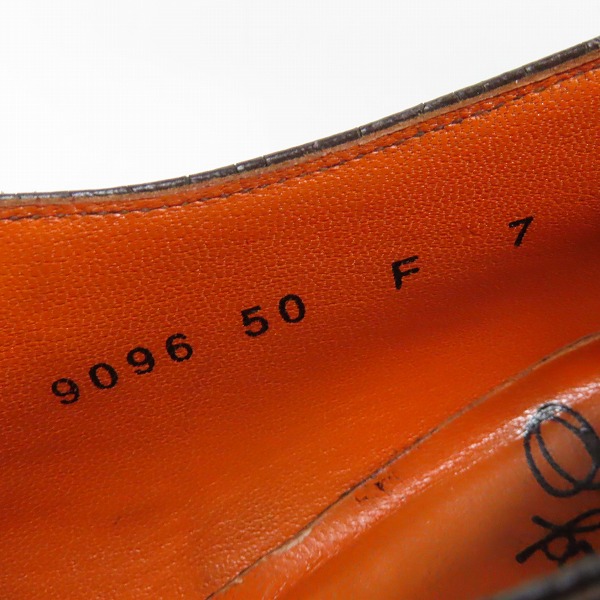 実際に弊社で買取させて頂いたSantoni/サントーニ ストレートチップレザーシューズ 9096/7の画像 5枚目