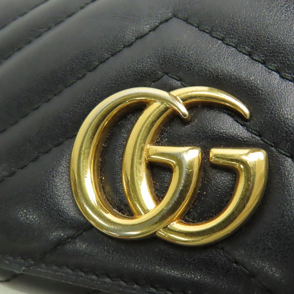 実際に弊社で買取させて頂いたGUCCI/グッチ GG MARMONT GG マーモント 長財布の画像 6枚目