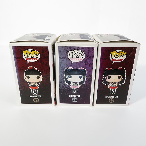 実際に弊社で買取させて頂いたFUNKO/ファンコ POP! ROCKS BABYMETAL/ベビーメタル SU-METAL YUIMETAL MOAMETAL フィギュア 3点セットの画像 7枚目