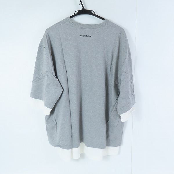 実際に弊社で買取させて頂いたCOOTIE/クーティー 20SS Cellie S/S Tee オーバーサイズ レイヤード 半袖 カットソー/Tシャツ Mの画像 1枚目