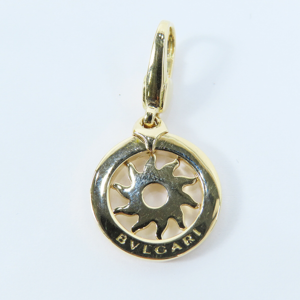 実際に弊社で買取させて頂いたBVLGARI/ブルガリ トンドチャーム/ペンダントトップ サン AU750/K18YG/イエローゴールドの画像 1枚目
