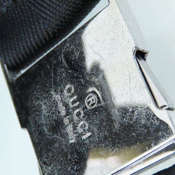 実際に弊社で買取させて頂いたGUCCI/グッチ GG柄 キャンバス/レザー ウエストポーチ/ボディバッグ 28566の画像 8枚目