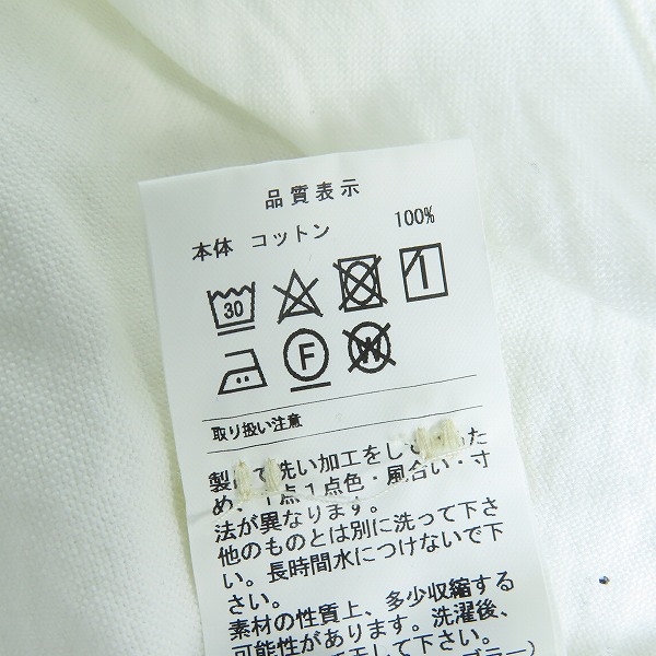 実際に弊社で買取させて頂いたDESCENDANT/ディセンダント 長袖 ボタンシャツ ホワイト/2の画像 6枚目