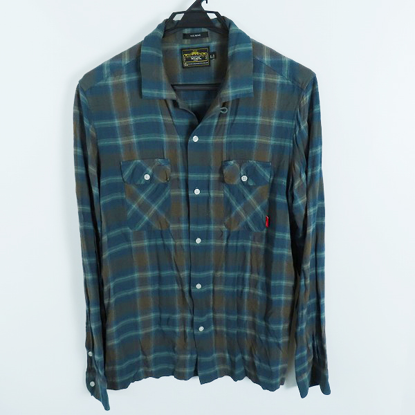 実際に弊社で買取させて頂いたWTAPS/ダブルタップス VATOS L/S SHIRTS/チェック柄 長袖シャツ 101GWDT-SHM02/L