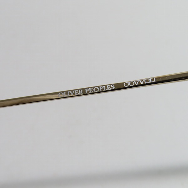 実際に弊社で買取させて頂いたOLIVER PEOPLES/オリバーピープルズ Cheswick WG メタルフレーム メガネフレーム アイウェアの画像 5枚目