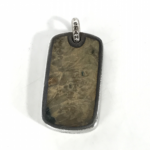 実際に弊社で買取させて頂いたSTANLEY GUESS/スタンリーゲス 2サイド ウッドドッグタグ/ペンダントの画像 1枚目