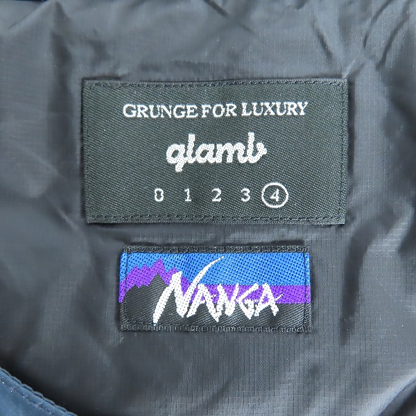 実際に弊社で買取させて頂いたglamb×NANGA/グラム×ナンガ Parbat light down パルバットライトダウン ジャケット GB17WT/JKT10/4の画像 2枚目