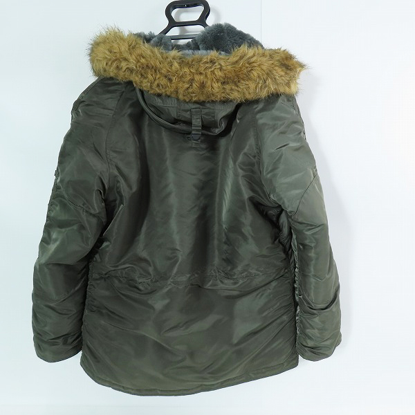 実際に弊社で買取させて頂いたALPHA INDUSTRIES/アルファインダストリーズ N-3B フライトジャケット 20024-76/XLの画像 1枚目