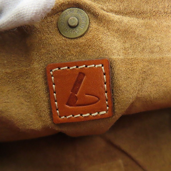 実際に弊社で買取させて頂いた土屋鞄製造所/ツチヤカバン トーンオイルヌメ ループフラットポーチの画像 6枚目