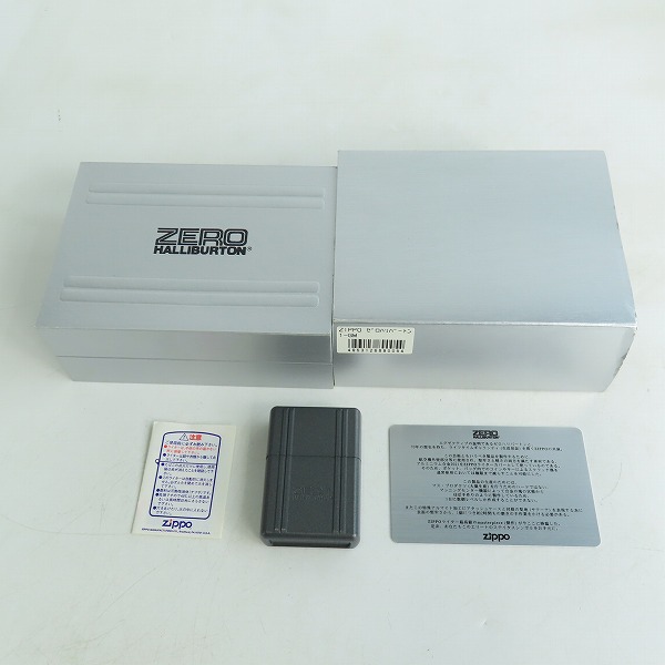 実際に弊社で買取させて頂いたZIPPO/ジッポー ZERO HALLIBURTON ゼロハリバートン 02年製の画像 7枚目
