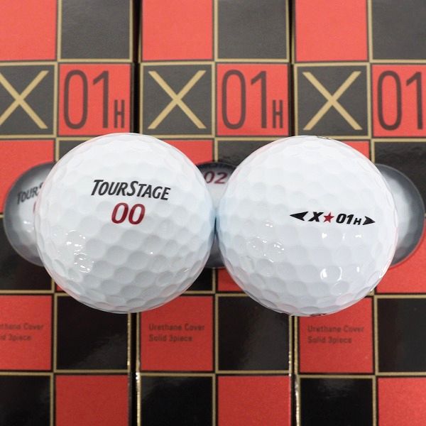 実際に弊社で買取させて頂いた【未使用】BRIDGESTONE/ブリヂストン TOURSTAGE/ツアーステージ X01H ゴルフボール ホワイト 1ダースの画像 1枚目