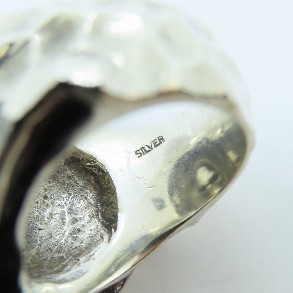 実際に弊社で買取させて頂いたTHIRTEEN DESIGNS/サーティーンデザインズ スカル リング 19.5-20.5号の画像 4枚目