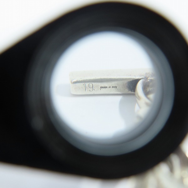 実際に弊社で買取させて頂いたGUCCI/グッチ シルバー925 スクエア チェーン ブレスレット/Tバー の画像 7枚目