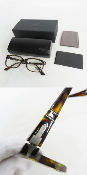 実際に弊社で買取させて頂いたPersol/ペルソール メガネフレーム/アイウェア 3131-Vの画像 9枚目