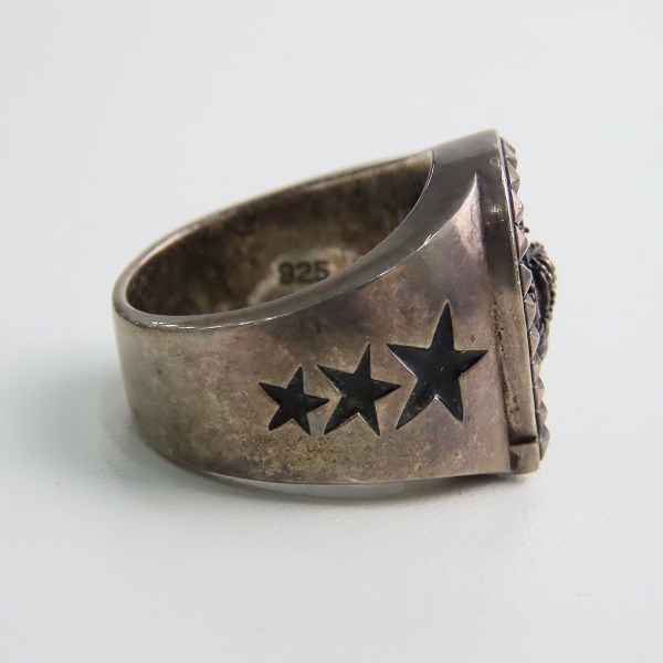 実際に弊社で買取させて頂いたJustinDavis/ジャスティンデイビス LUCKY STAR CROWNリング/16.5-17.5号の画像 4枚目