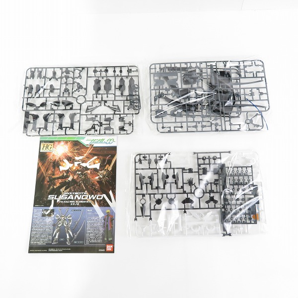 実際に弊社で買取させて頂いた【未組立】BANDAI/バンダイ 機動戦士ガンダム00/ダブルオー HG 1/144 アリオスガンダムGNHW/M/スサノオ 2点セットの画像 2枚目