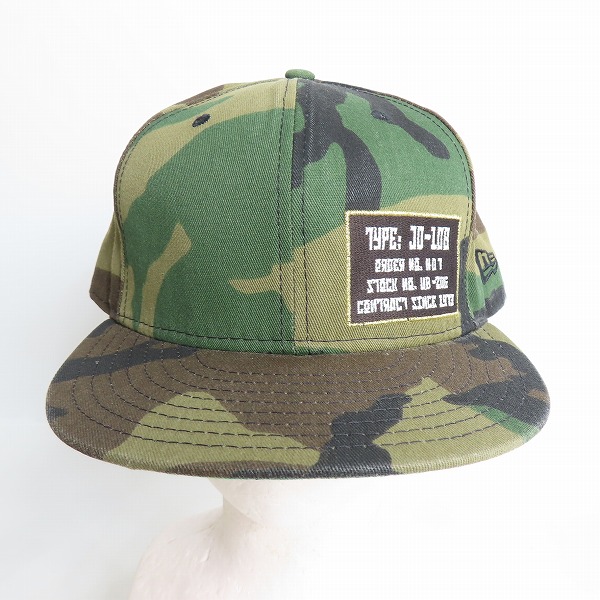 実際に弊社で買取させて頂いたNEW ERA×Timberland/ニューエラ×ティンバーランド 59FIFTY CAP カモフラ/迷彩 キャップ/帽子/8の画像 1枚目