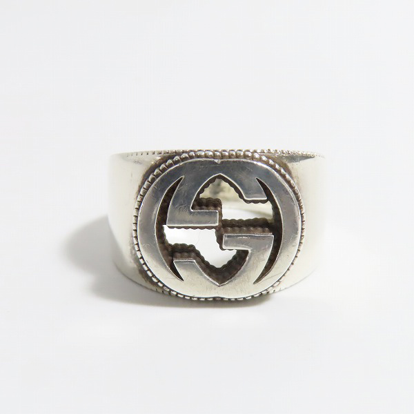 実際に弊社で買取させて頂いたGUCCI/グッチ インターロッキング Gリング/指輪/22-22.5号の画像 1枚目